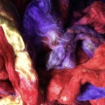 Rainbow Dyed Tussah